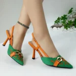 CT1363 – Thin-Heeled Shallow-Deep Patterned Iron Buckle shoes (6)