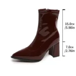 CT2629 – Vintage Slim Short Boots for Women (5)