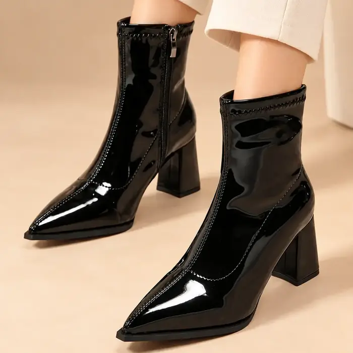 Vintage Slim Short Boots for Women