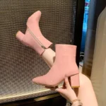 CT2637 – Thick Heel Side Zipper Square Toe Boots (9)
